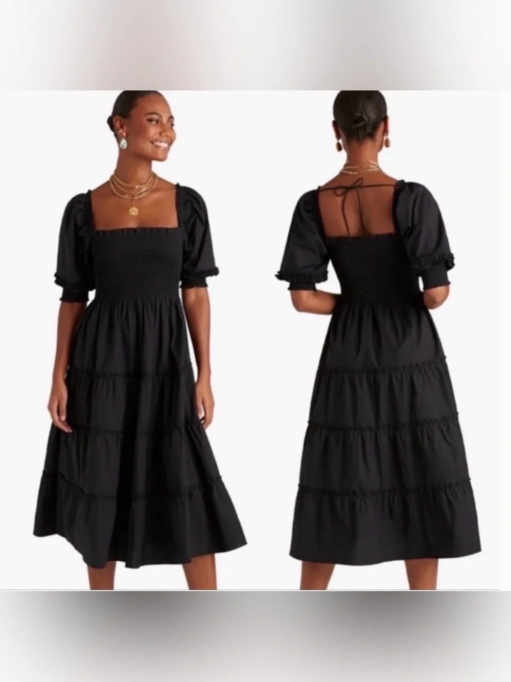Hill House | Dresses | Hill House Black Nesli Nap Midi Dress